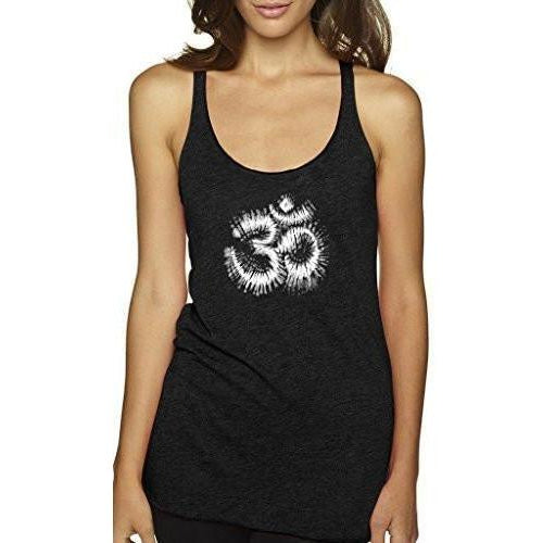 Womens Tie Dye OM Racerback Tank Top - Yoga Clothing for You - 1