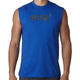 Mens Awesome Cubed Muscle Tee Shirt - Yoga Clothing for You - 7