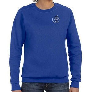 Womens Hindu OM Lightweight Sweatshirt - Pocket Print - Yoga Clothing for You - 8