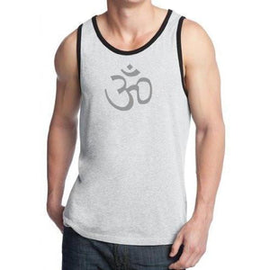 Mens Aum Symbol Cotton Tank Top - Yoga Clothing for You - 3
