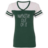 Womens "Namast'ay Out of It" Sporty Yoga Tee - Yoga Clothing for You - 3