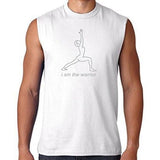 Mens Line Warrior Muscle Tee Shirt - Yoga Clothing for You - 5