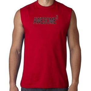 Mens Awesome Cubed Muscle Tee Shirt - Yoga Clothing for You - 5