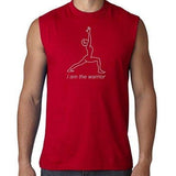 Mens Line Warrior Muscle Tee Shirt - Yoga Clothing for You - 3
