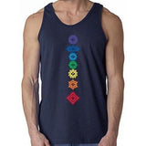 Mens Floral 7 Chakras Tank Top - Yoga Clothing for You - 6
