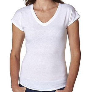 Ladies Hot V-neck Tee Shirt - Yoga Clothing for You