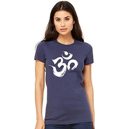 Ladies Brustroke OM Yoga Tee Shirt - Yoga Clothing for You