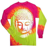 Mens Big Buddha Head Long Sleeve Tee Shirt - Yoga Clothing for You - 3