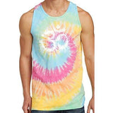 Mens Tie Dye OM Tank Top - Yoga Clothing for You - 4