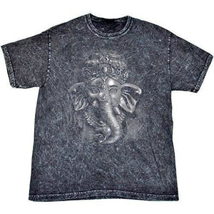 Mens 3D Ganesha Tie Dye Tee Shirt - Yoga Clothing for You - 1