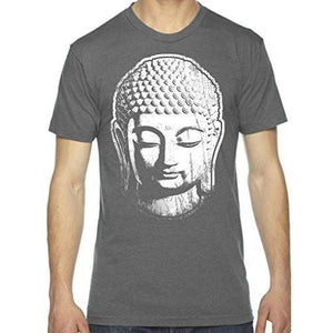 Mens Big Buddha Head Lighweight Tee Shirt - Yoga Clothing for You - 2