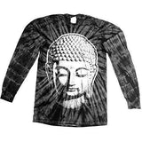 Mens Big Buddha Head Long Sleeve Tee Shirt - Yoga Clothing for You - 9