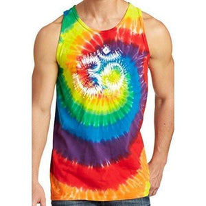 Mens Tie Dye OM Tank Top - Yoga Clothing for You - 6