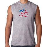 Mens Classic Patriotic OM Tee Shirt - Yoga Clothing for You - 3