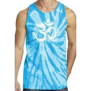 Mens Tie Dye OM Tank Top - Yoga Clothing for You - 8