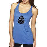 Womens Shadow Ganesha Racerback Tank Top - Yoga Clothing for You - 8