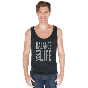 Men's Balance Bamboo Organic Yoga Tank Top - Yoga Clothing for You - 1