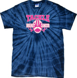 Breast Cancer T-shirt Tackle Cancer Spider Tie Dye Tee - Yoga Clothing for You