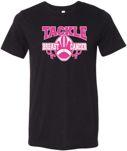 Breast Cancer T-shirt Tackle Cancer Tri Blend Shirt - Yoga Clothing for You