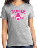 Ladies Breast Cancer T-shirt Tackle Cancer Tee - Yoga Clothing for You