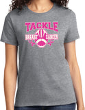 Ladies Breast Cancer T-shirt Tackle Cancer Tee - Yoga Clothing for You