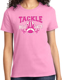 Ladies Breast Cancer T-shirt Tackle Cancer Tee - Yoga Clothing for You