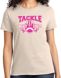 Ladies Breast Cancer T-shirt Tackle Cancer Tee - Yoga Clothing for You