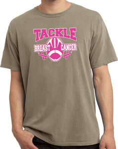 Breast Cancer T-shirt Tackle Cancer Pigment Dyed Tee - Yoga Clothing for You