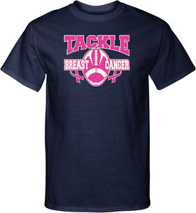 Breast Cancer T-shirt Tackle Cancer Tall Tee - Yoga Clothing for You