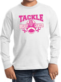 Kids Breast Cancer T-shirt Tackle Cancer Youth Long Sleeve - Yoga Clothing for You