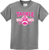 Kids Breast Cancer T-shirt Tackle Cancer Youth Tee - Yoga Clothing for You