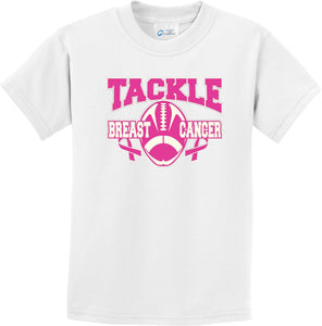 Kids Breast Cancer T-shirt Tackle Cancer Youth Tee - Yoga Clothing for You