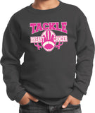 Kids Breast Cancer Sweatshirt Tackle Cancer - Yoga Clothing for You