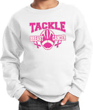 Kids Breast Cancer Sweatshirt Tackle Cancer - Yoga Clothing for You