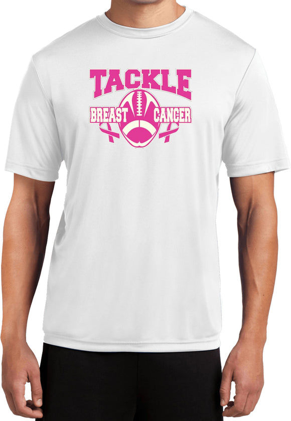 Breast Cancer T-shirt Tackle Cancer Moisture Wicking Tee - Yoga Clothing for You