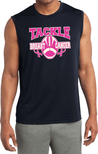 Breast Cancer T-shirt Tackle Cancer Sleeveless Competitor Tee - Yoga Clothing for You