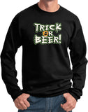 Halloween Sweatshirt Trick or Beer - Yoga Clothing for You
