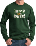 Halloween Sweatshirt Trick or Beer - Yoga Clothing for You