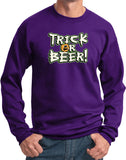 Halloween Sweatshirt Trick or Beer - Yoga Clothing for You