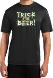 Halloween T-shirt Trick or Beer Moisture Wicking Tee - Yoga Clothing for You