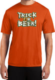 Halloween T-shirt Trick or Beer Moisture Wicking Tee - Yoga Clothing for You