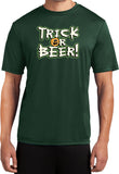 Halloween T-shirt Trick or Beer Moisture Wicking Tee - Yoga Clothing for You