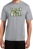 Halloween T-shirt Trick or Beer Moisture Wicking Tee - Yoga Clothing for You