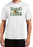 Halloween T-shirt Trick or Beer Moisture Wicking Tee - Yoga Clothing for You