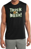Halloween T-shirt Trick or Beer Sleeveless Competitor Tee - Yoga Clothing for You