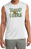 Halloween T-shirt Trick or Beer Sleeveless Competitor Tee - Yoga Clothing for You