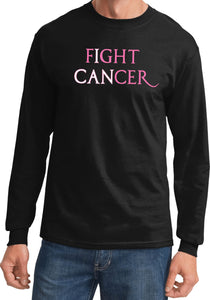 Breast Cancer T-shirt I Can Fight Cancer Long Sleeve - Yoga Clothing for You