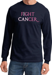 Breast Cancer T-shirt I Can Fight Cancer Long Sleeve - Yoga Clothing for You