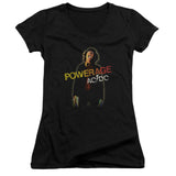 AC/DC Powerage Album Juniors V-neck Shirt - Yoga Clothing for You