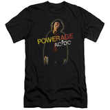 AC/DC Powerage Album Black Slim Fit T-shirt - Yoga Clothing for You